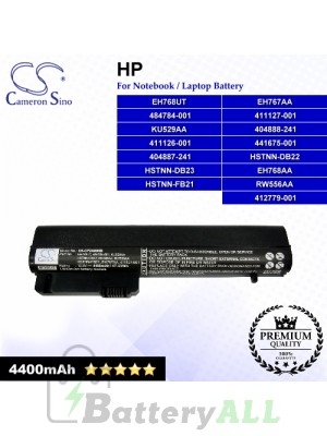 CS-CP2400NB For HP Laptop Battery Model 412789-001 / BJ803AA / HSTNN-XB21 / HSTNN-XB22 / HSTNN-XB23 / MS06XL