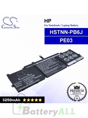 CS-HPC112NB For HP Laptop Battery Model 767068-005 / HSTNN-PB6J / PE03 / PE03XL