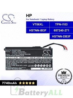 CS-HPE173NB For HP Laptop Battery Model 657240-151 / 657240-171 / 657240-251 / 657240-271 / 657503-001 / 996TA008H