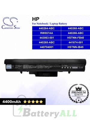 CS-HPF510HB For HP Laptop Battery Model 440264-ABC / 440265-ABC / 440266-ABC / 440268-ABC / 440704001 / 441674-001