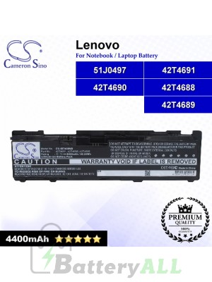 CS-IBT400NB For Lenovo Laptop Battery Model 42T4688 / 42T4689 / 42T4690 / 42T4691 / 51J0497