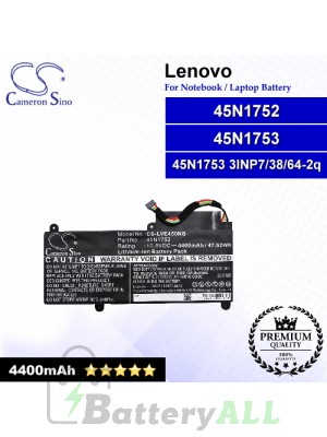 CS-LVE450NB For Lenovo Laptop Battery Model 00HW022 / 45N1752 / 45N1753 / 45N1753 3INP7/38/64-2q