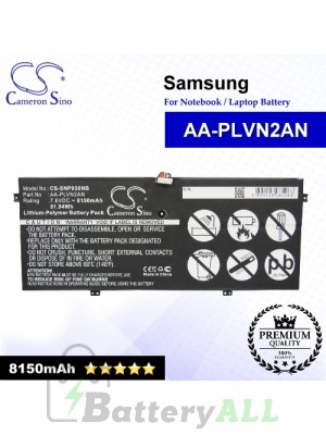 CS-SNP930NB For Samsung Laptop Battery Model AA-PLVN2AN