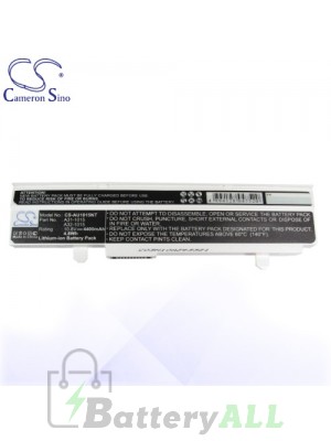 CS Battery for Asus Eee PC 1015PEG / Eee PC 1015PEM / Eee PC 1015PN Battery White AU1015NT