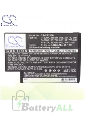 CS Battery for Compaq Pavilion ZE4415EA-DM430A / ZE4415EA-DM997A Battery L-CP2100