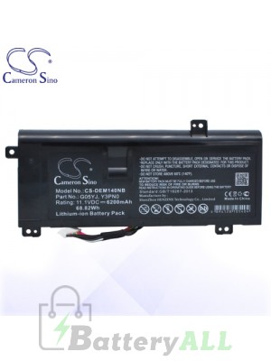 CS Battery for Dell G05YJ / Y3PN0 / 8X70T / Dell ALW14D-4828 Battery L-DEM140NB