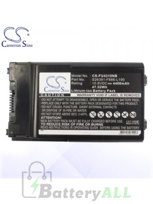 CS Battery for Fujitsu LifeBook T5010ALA / T5010W / T730 Battery L-FU4310NB