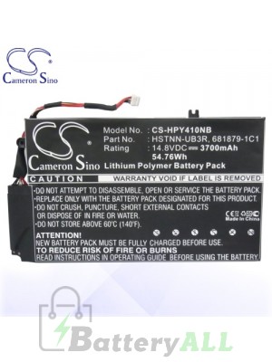 CS Battery for HP ENVY 1000 / ENVY 4-1000 / Envy 4-1004TX Batterty L-HPY410NB