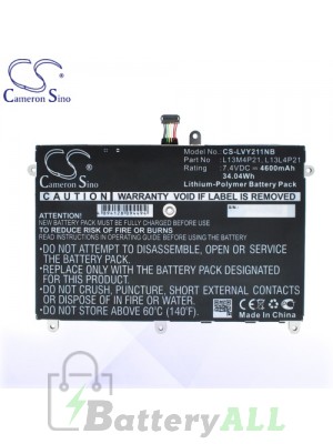 CS Battery for Lenovo 121500224 L13L4P21 L13M4P21 / Yoga 2 11 11.6