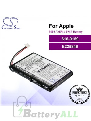 CS-IPOD3SL For Apple Mp3 Mp4 PMP Battery Model 616-0159 / E225846