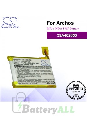CS-AR284SL For Archos Mp3 Mp4 PMP Battery Model 39A402850