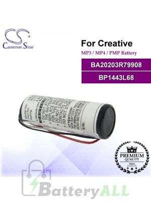 CS-R79908SL For Creative Mp3 Mp4 PMP Battery Model BA20203R79908 / BP1443L68
