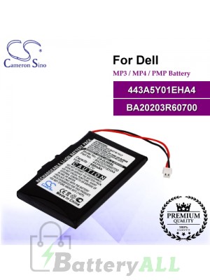 CS-DJ50SL For Dell Mp3 Mp4 PMP Battery Model 443A5Y01EHA4 / BA20203R60700