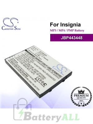CS-ISN4GSL For INSIGNIA Mp3 Mp4 PMP Battery Model JBP443448