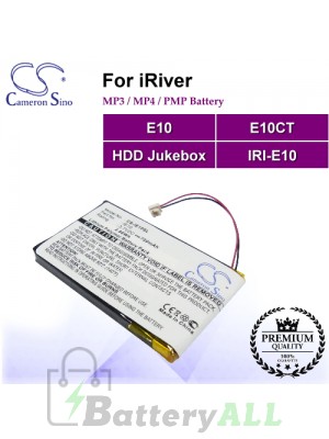 CS-IE10SL For iRiver Mp3 Mp4 PMP Battery Fit Model E10 / E10CT / HDD Jukebox / IRI-E10