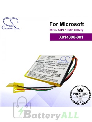 CS-MZF4SL For Microsoft Mp3 Mp4 PMP Battery Model X814398-001