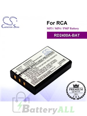CS-RD2400SL For RCA Mp3 Mp4 PMP Battery Model RD2400A-BAT