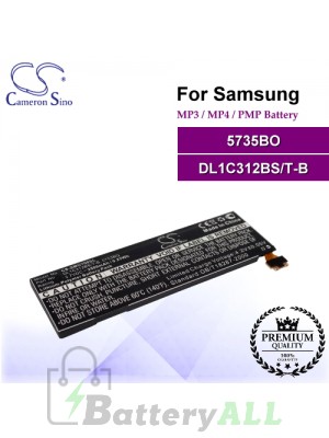 CS-SMG700SL For Samsung Mp3 Mp4 PMP Battery Model 5735BO / DL1C312BS/T-B