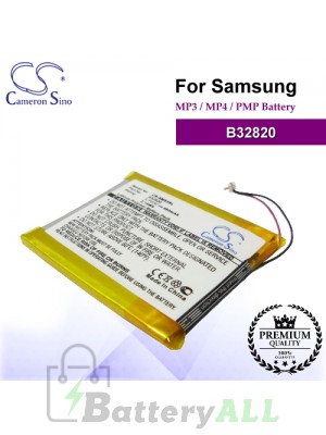 CS-SMS3SL For Samsung Mp3 Mp4 PMP Battery Model B32820