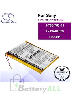 CS-SA615SL For Sony Mp3 Mp4 PMP Battery Model 1-756-763-11 / 7Y19A60823 / LIS1401