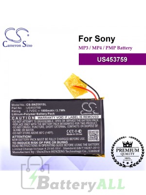 CS-SNZ001SL For Sony Mp3 Mp4 PMP Battery Model US453759