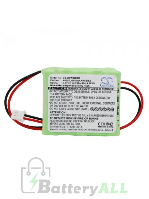 Honeywell 55111-05 Battery Replacement (CameronSino Brand) 700mAh CS-HYW580BU-AS1