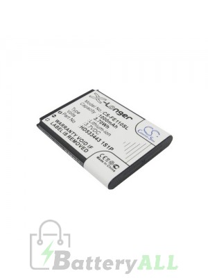 Fiio HD533443 1S1P Battery Replacement (CameronSino Brand) 1000mAh CS-FE110SL-A1