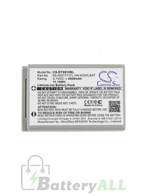 Casio DT-X8-10E Battery Replacement (CameronSino Brand) 3000mAh CS-DTX810BL-BS9