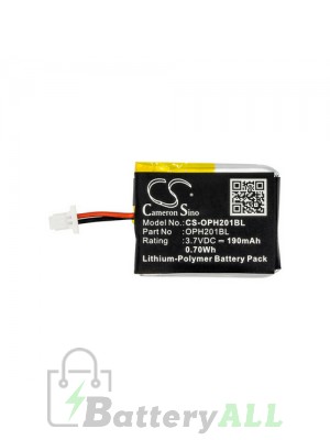 Opticon OPN-2002 Battery Replacement (CameronSino Brand) 190mAh CS-OPH201BL-BS3