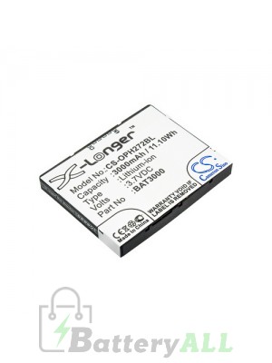 Opticon H-27 2D Battery Replacement (CameronSino Brand) 3000mAh CS-OPH272BL-BS4