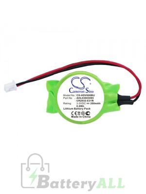 Compaq Presario V6100 CMOS Battery Replacement (CameronSino Brand) 200mAh CS-HDV600BU-CB3