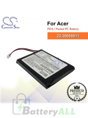 CS-S60SL For Acer PDA / Pocket PC Battery Model 23.20059011
