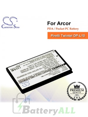 CS-TC300SL For Arcor PDA / Pocket PC Battery Fit Model Pirelli Twintel DP-L10