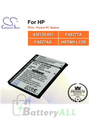 CS-RX5000SL For HP PDA / Pocket PC Battery Model 430128-001 / FA8277A / FA827AA / HSTNH-L12B