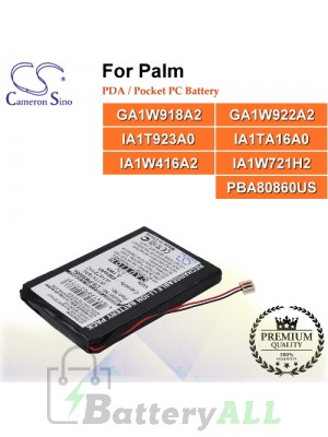 CS-PM550SL For Palm PDA / Pocket PC Battery Model GA1W918A2 / GA1W922A2 / IA1T923A0 / IA1TA16A0 / IA1W416A2 / IA1W721H2 / PBA80860US