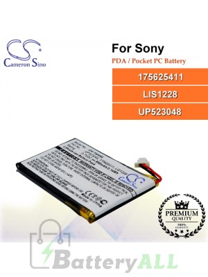 CS-T400SL For Sony PDA / Pocket PC Battery Model 175625411 / LIS1228 / UP523048