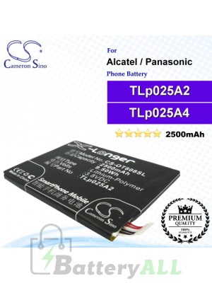 CS-OT808SL For Alcatel Phone Battery Model CAC2500013C2 / TLp025A2 / TLp025A4