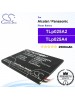 CS-OT808SL For Alcatel Phone Battery Model CAC2500013C2 / TLp025A2 / TLp025A4
