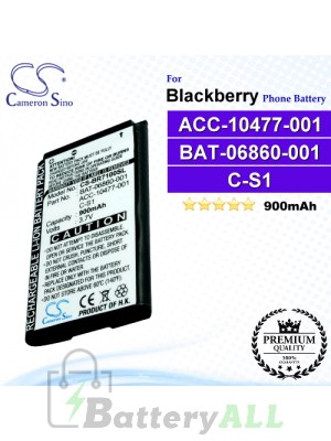 CS-BR7100SL For Blackberry Phone Battery Model ACC-10477-001 / BAT-06860-001 / C-S1