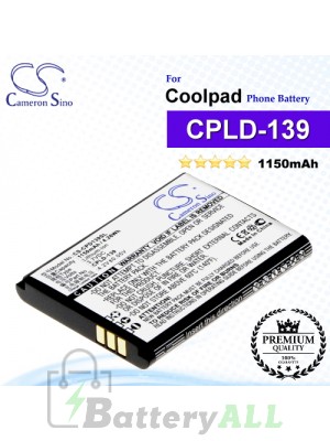 CS-CPD139SL For Coolpad Phone Battery Model CPLD-139