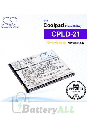 CS-CPD210SL For Coolpad Phone Battery Model CPLD-21