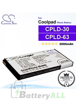 CS-CPD510SL For Coolpad Phone Battery Model CPLD-30 / CPLD-63