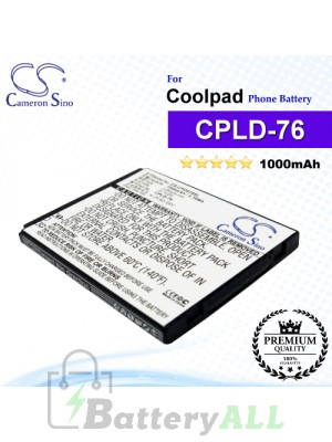 CS-CPD818SL For Coolpad Phone Battery Model CPLD-76
