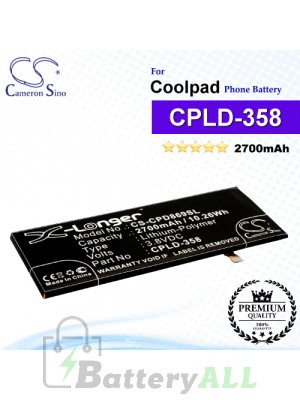CS-CPD869SL For Coolpad Phone Battery Model CPLD-358