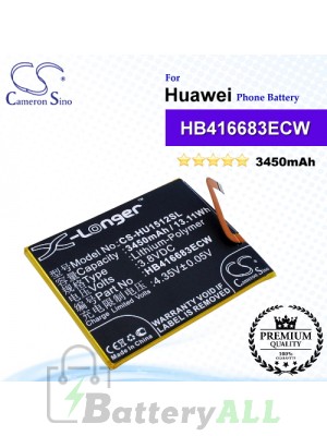 CS-HU1512SL For Huawei / Google Phone Battery Model HB416683ECW