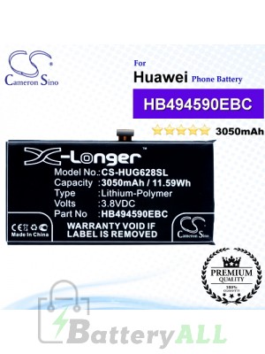 CS-HUG628SL For Huawei Phone Battery Model HB494590EBC