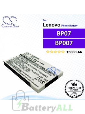 CS-ET960SL For Lenovo Phone Battery Model BP07