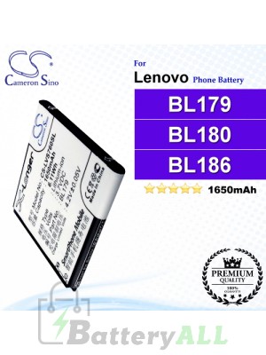 CS-LVS760SL For Lenovo Phone Battery Model BL179 / BL180 / BL186 / BL194 / BL200