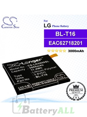 CS-LKH950SL For LG Phone Battery Model BL-T16 / EAC62718201