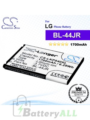 CS-LKP940XL For LG Phone Battery Model BL-44JR